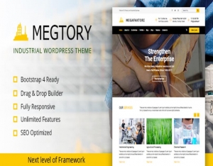 Mega Factory - Factory & Industrial Business WordPress Theme